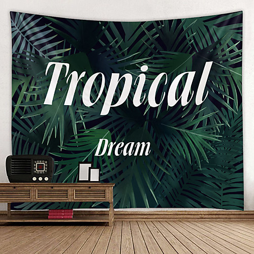 

Home Living Tapestry Wall Hanging Tapestries Wall Blanket Wall Art Wall Decor Tropical Leaf Tapestry Wall Decor