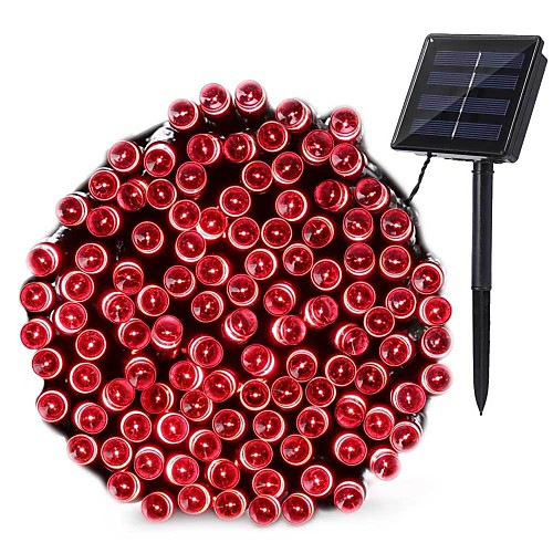 

YWXLIGHT 10m String Lights 100 LEDs 1pc Warm White / Cold White / Red Valentine's Day / Christmas Decorative Solar Powered