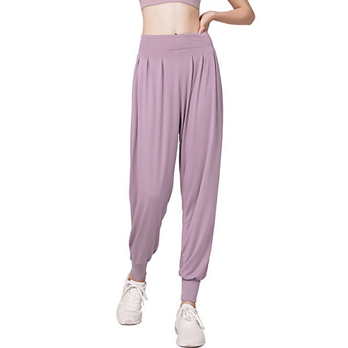 

Women's Sporty Sweatpants Pants - Solid Colored Purple Gray S M L