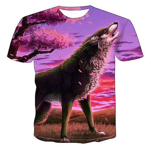 

Men's Daily T-shirt - 3D Purple