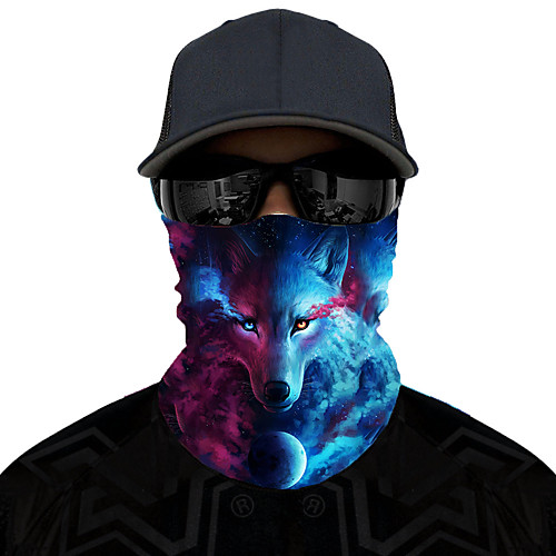 

Neck Gaiter Pollution Protection Quick Dry Ultraviolet Resistant Rainbow Balaclavas Bandana for Adults' Road Cycling Hiking Cycling
