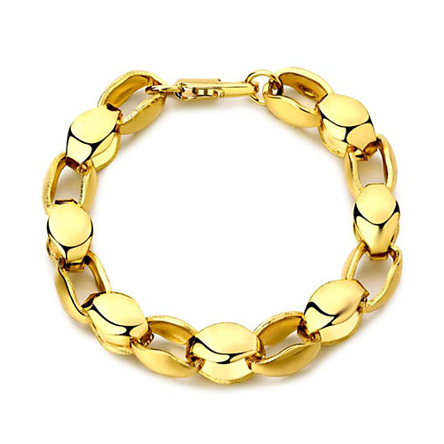 

Chain Bracelet Classic Fashion Fashion 18K Gold Plated Bracelet Jewelry Gold For Party Evening Gift