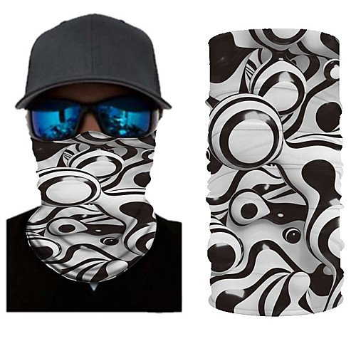 

Neck Gaiter Pollution Protection Quick Dry Ultraviolet Resistant Rainbow Balaclavas Bandana for Adults' Road Cycling Hiking Cycling