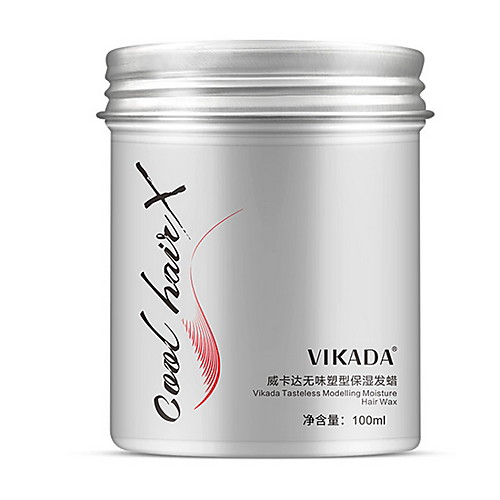 

Vikada Hair Wax Men's Styling Odorless Transparent Solid Natural Fluffy Matte Hair Mud Long-lasting Styling Cream