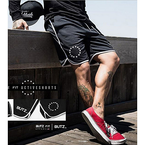 

Men's Sporty Shorts Pants - Print Red Blue White US32 / UK32 / EU40 US34 / UK34 / EU42 US36 / UK36 / EU44