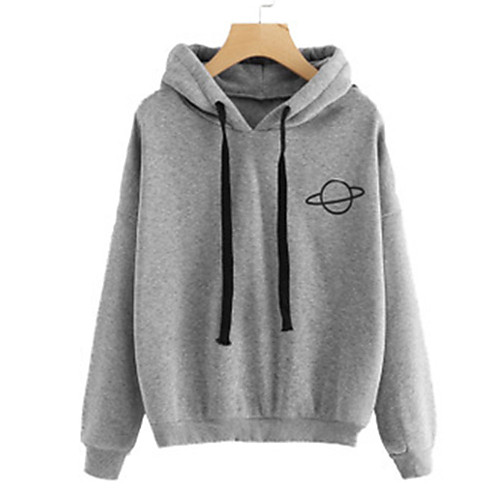 

Women's Basic Hoodie - Print / Solid Colored Wine S