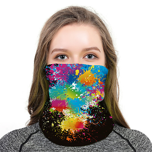 

Men's Active / Basic Infinity Scarf / Mask / Balaclavas - Print / Color Block