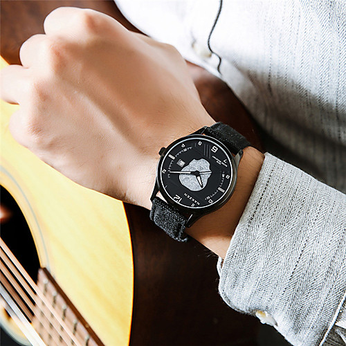 

Men's Dress Watch Japanese Quartz 30 m Water Resistant / Waterproof Calendar / date / day Noctilucent Analog Casual Fashion - Black One Year Battery Life