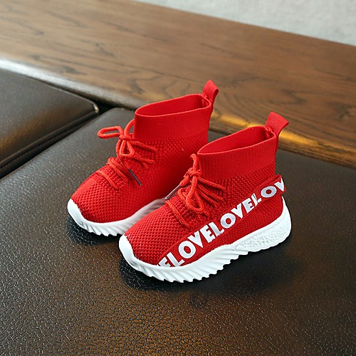 

Girls' Comfort Synthetics Flats Little Kids(4-7ys) Red / White / Black Fall