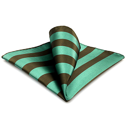 

Men's Party / Work / Basic Pocket Squares - Striped / Jacquard