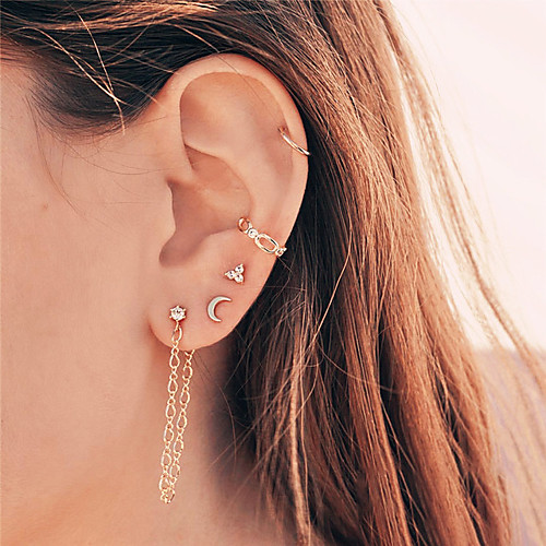 

Women's Earrings Steampunk Earrings Jewelry Gold For Date Vacation Street Festival 1 set