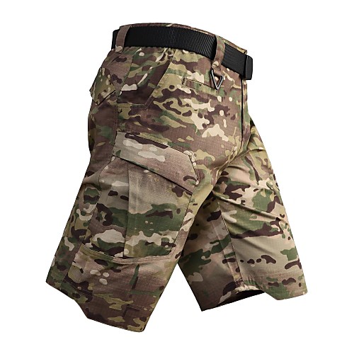

Men's Hiking Shorts Outdoor Ventilation Ultra Light (UL) Antistatic Soft Shorts Fishing Climbing Traveling Camouflage Black S M L XL XXL Loose