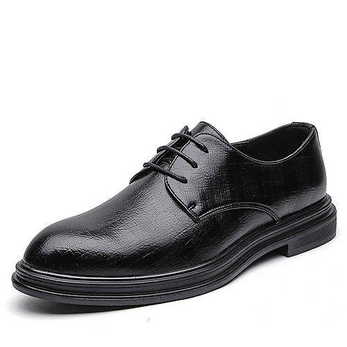 

Men's PU Spring & Summer Classic Oxfords Black