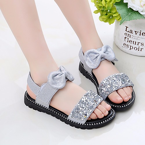 

Girls' Comfort PVC Sandals Big Kids(7years ) Pink / Gold / Silver Spring