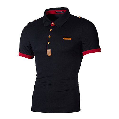 

Men's Daily Basic Polo - Solid Colored Wine
