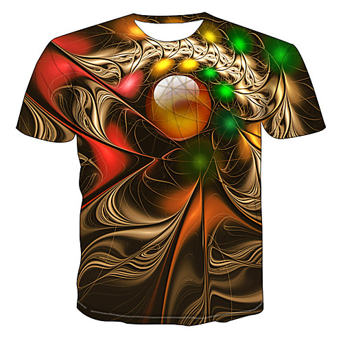 

Men's Daily T-shirt - 3D Rainbow