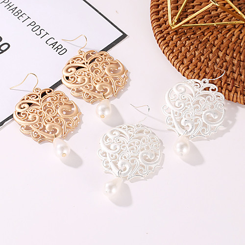 

Women's Earrings Holiday Wedding Birthday Romantic Earrings Jewelry Gold / Silver For Date Street Festival 3 Pairs / 1 Pair