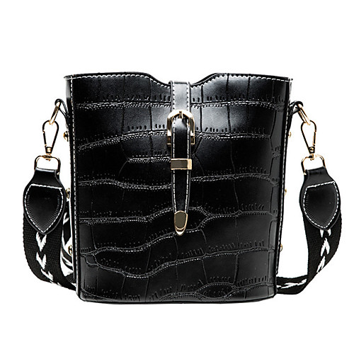 

Women's Polyester / PU Crossbody Bag Solid Color Khaki / Brown / Black