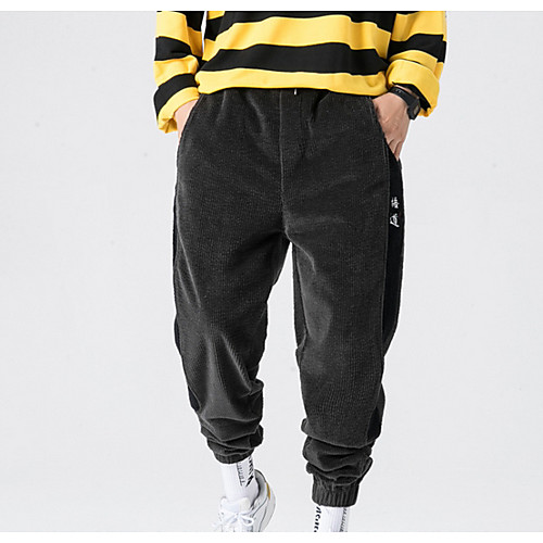 

Men's Basic Jogger Pants - Solid Colored Army Green Brown Black US32 / UK32 / EU40 US34 / UK34 / EU42 US36 / UK36 / EU44