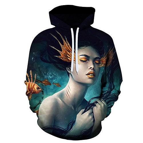 

Men's 3D Print / Casual Hoodie - 3D / Cartoon / Character Rainbow US32 / UK32 / EU40