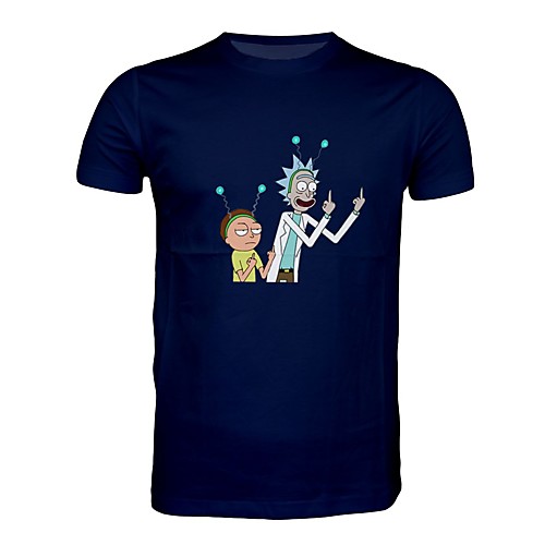 

Inspired by Rick and Morty T-shirt Polyster Print Printing T-shirt For Men's / Women's