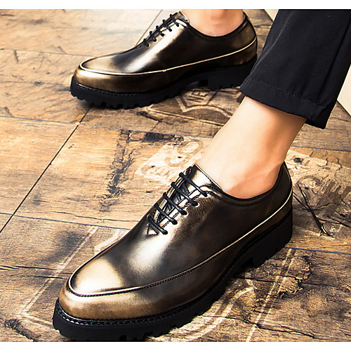 

Men's PU Spring & Summer Business / Casual Oxfords Red / Silver / Black