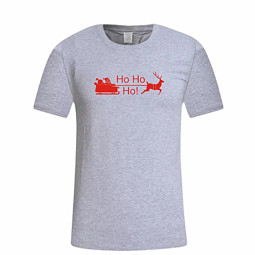 

Men's Daily Sports Business / Basic T-shirt - Animal / Letter / Portrait Black & White, Print Yellow