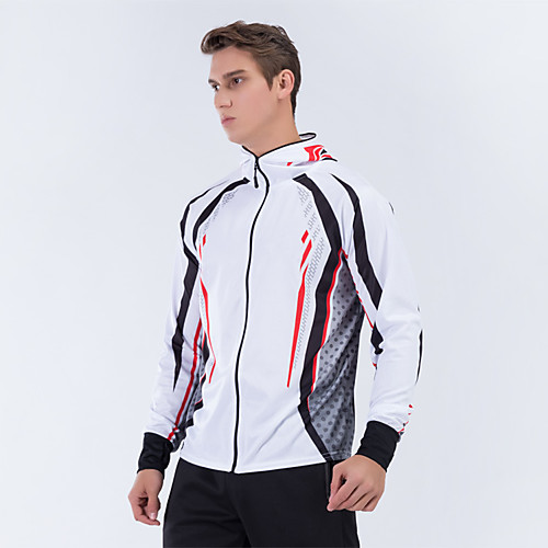 

Men's Sun Protective Clothing Top Quick Dry Anti-Mosquito Anti-UV Fishing Camping Outdoor Fishing / Micro-elastic