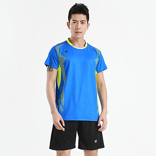 

Men's Shorts Tee / T-shirt Clothing Suit Short Sleeve Tennis Badminton Table Tennis Sports Outdoor Autumn / Fall Spring Summer / High Elasticity / Quick Dry / Breathable