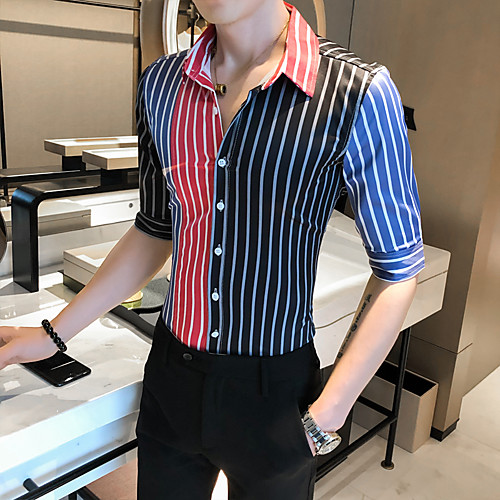 

Men's Daily Basic Shirt - Geometric Black