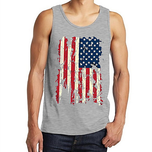 

Men's Sports Tank Top - Geometric Wine