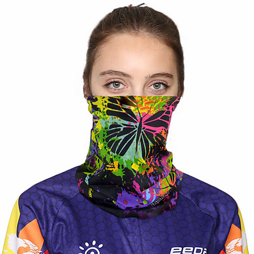 

Women's Bandana Balaclava Neck Gaiter Neck Tube UV Resistant Quick Dry Lightweight Materials Cycling Polyester for Men's Women's Adults / Pollution Protection / Floral Botanical Sunscreen / High Breat