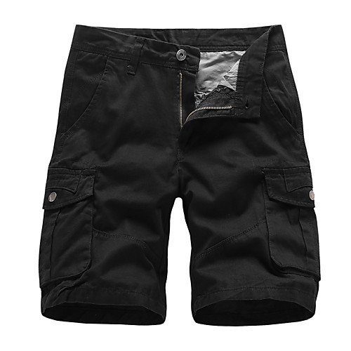 

Men's Hiking Shorts Hiking Cargo Shorts Outdoor Breathable Quick Dry Sweat-wicking Comfortable Shorts Bottoms Hunting Fishing Climbing Army Green Grey Khaki 30 32 34 36 38 Standard Fit