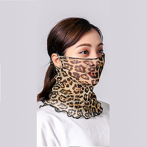 

Women's Bandana Balaclava Neck Gaiter Neck Tube UV Resistant Quick Dry Lightweight Materials Cycling Polyester for Men's Women's Adults / Pollution Protection / Floral Botanical Sunscreen / High Breat