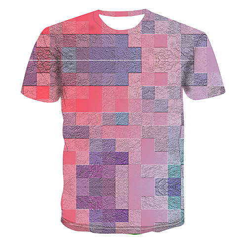 

Men's Daily Basic T-shirt - 3D Rainbow