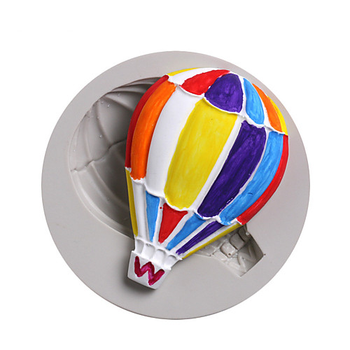 

1pc Hot Air Balloon Colored Chocolate Fondant Chocolate Mold Silicone DIY