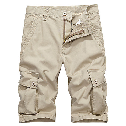 

Men's Hiking Shorts Hiking Cargo Shorts Outdoor Breathable Quick Dry Sweat-wicking Comfortable Shorts Bottoms Hunting Fishing Climbing Army Green Khaki Black 29 30 31 32 33 Standard Fit