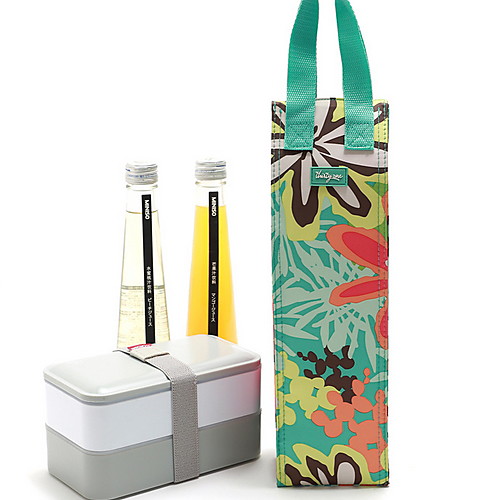 

Oxford Cloth Zipper Lunch Bag Daily Green