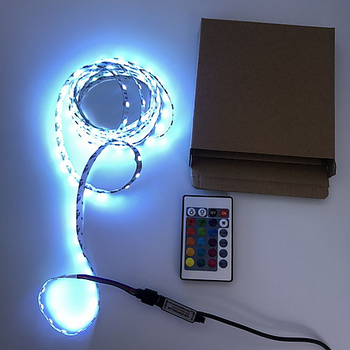 

1m Flexible LED Light Strips 30 LEDs SMD5050 Multi Color Decorative / TV Background 5 V