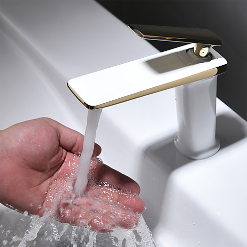 

Bathroom Sink Faucet - Standard Painted Finishes Centerset Single Handle One HoleBath Taps