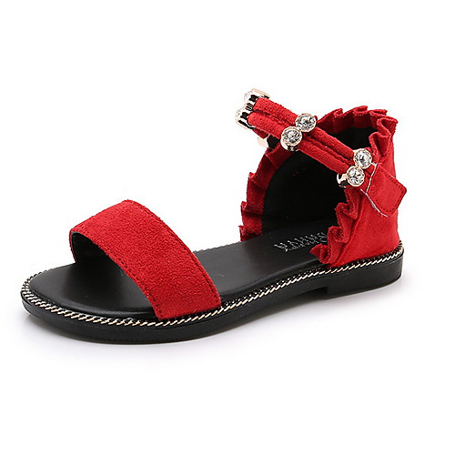 

Girls' Comfort Canvas Sandals Little Kids(4-7ys) Red / Pink / Black Summer