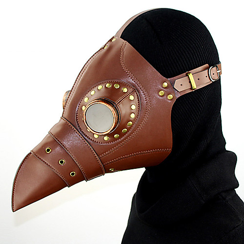 

Plague Doctor Retro Vintage Steampunk Mask Masquerade Men's Women's Costume Mask Brown Vintage Cosplay Party Halloween