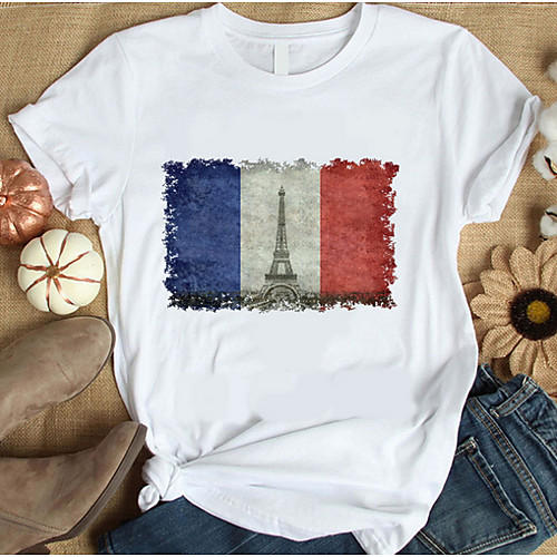 

Women's Sports T-shirt - Geometric White
