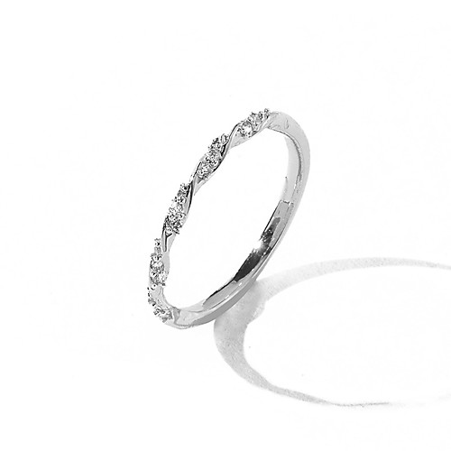 

Women's Ring 1pc Rose Gold Silver Alloy Elegant Holiday European Festival Jewelry