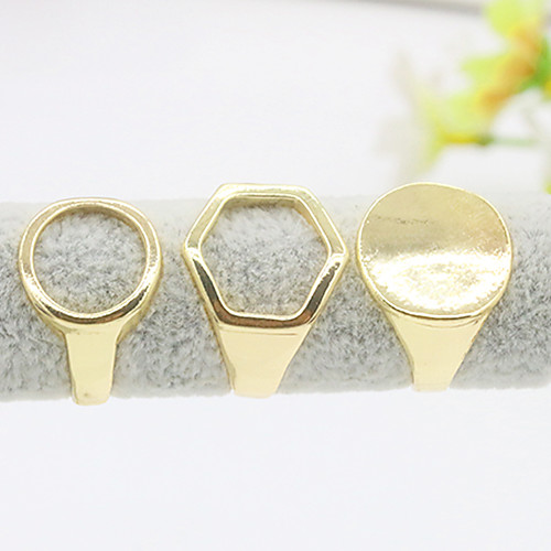 

Women's Ring 1 set Rose Gold Gold Silver Alloy Elegant Holiday European Festival Jewelry