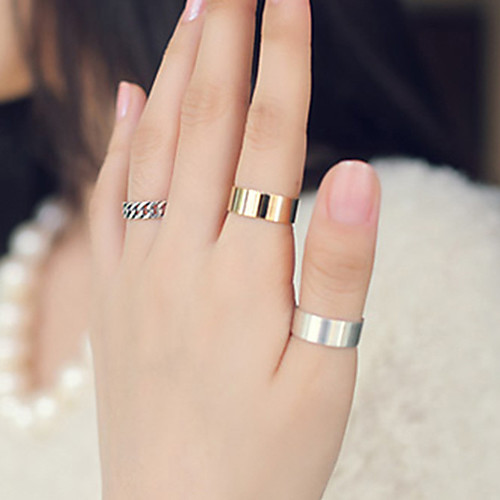 

Women's Ring 1 set Silver Alloy Elegant Holiday European Festival Jewelry