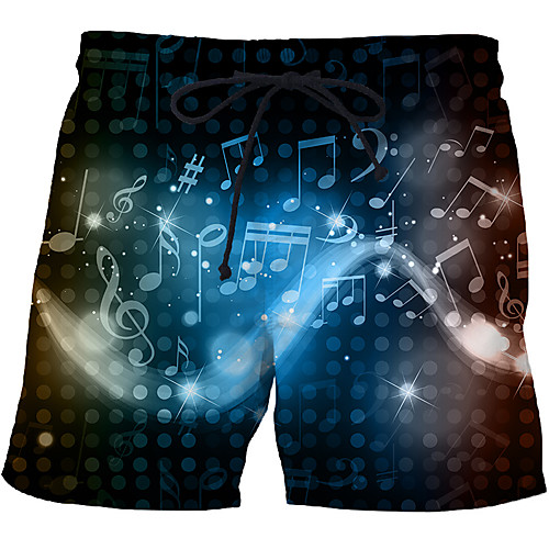 

Men's Sporty / Exaggerated Sweatpants / Shorts Pants - 3D / Geometric Pattern / 3D Print Print Rainbow US32 / UK32 / EU40 US34 / UK34 / EU42 US36 / UK36 / EU44