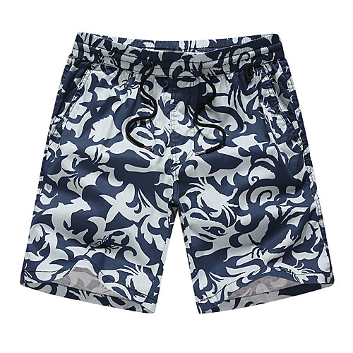 

Men's Hiking Shorts Outdoor Breathable Quick Dry Sweat-wicking Comfortable Cotton Shorts Bottoms Hunting Fishing Climbing Grey Blue L XL XXL XXXL Loose / Wear Resistance