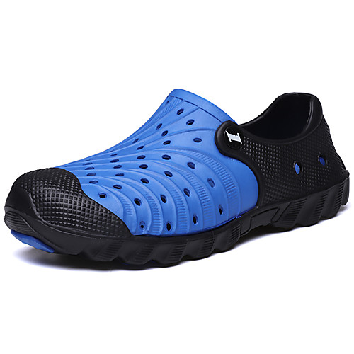 

Men's EVA(ethylene-vinyl acetate copolymer) Fall / Spring & Summer Casual Sandals Breathable Color Block Blue / Brown / Black