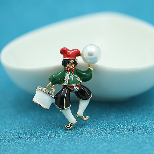 

Women's Brooches Basic Wedding Halloween Trendy Casual / Sporty Korean Fashion Brooch Jewelry Green For Holiday Date Birthday Party Party & Evening Festival